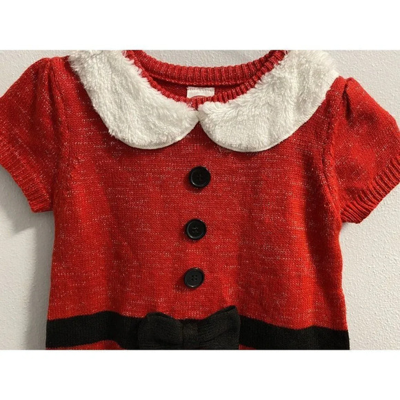 MRS SANTA CLAUS GIRLS DRESS SIZE 6- SMALL. PERFECT CONDITION.NO FLAWS.NO DEFECTS - Picture 7 of 9